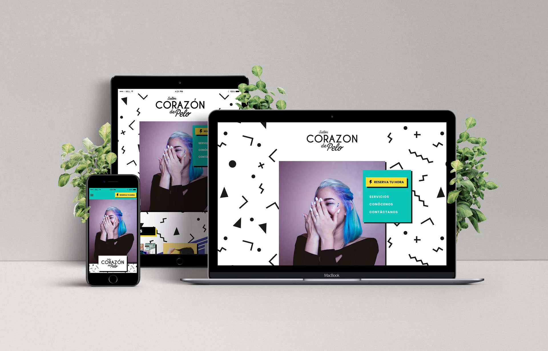 Corazón de Pelo Hair Salon – Responsive Website Design